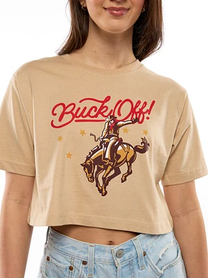 Buck Off Crop Tee