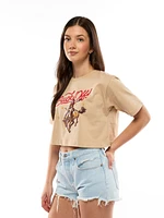 Buck Off Crop Tee