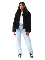 Fur Cropped Coat