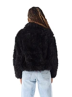 Fur Cropped Coat