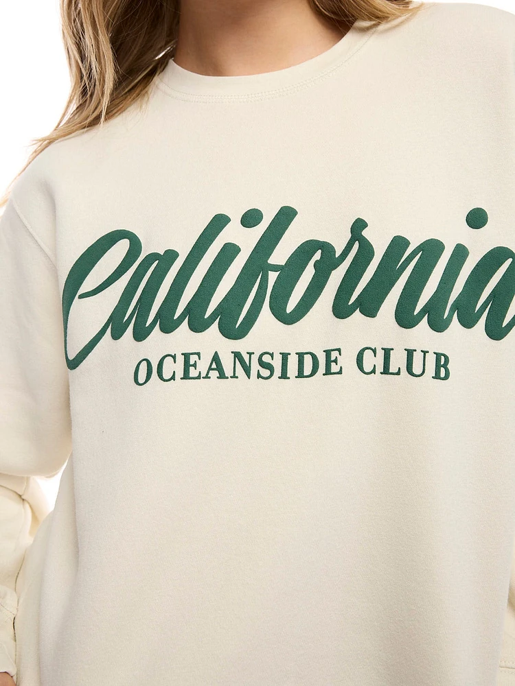 California Script Crew Sweatshirt