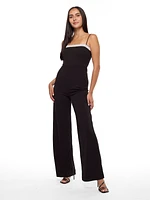 Rhinestone Top Jumpsuit