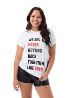 Never Getting Back Together Tee