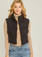 Melo Puffer Cropped Vest