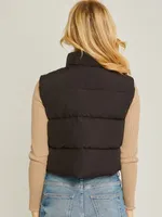 Melo Puffer Cropped Vest