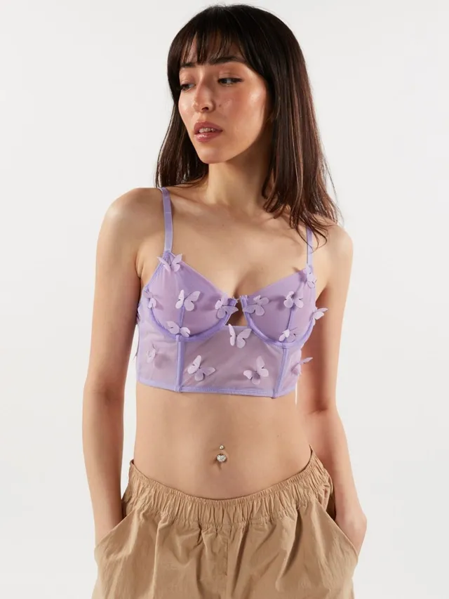 Vs Pastel Papillon Longline Bra