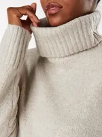 Mossy Turtleneck Sweater