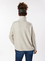 Mossy Turtleneck Sweater