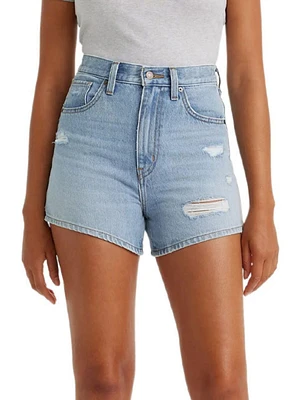 Levi's High Waisted Mom Short Light Touch