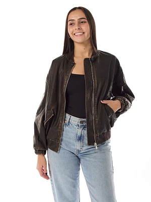 Emory Oversized PU Jacket