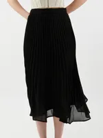 Elfred Pleated Midi Skirt