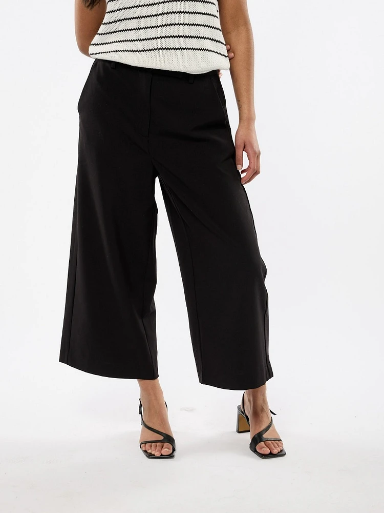 Wave High Waisted Culotte Pant