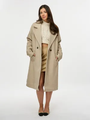 Hazel Long Wool Coat