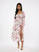 Sofia Chiffon Floral Midi Dress