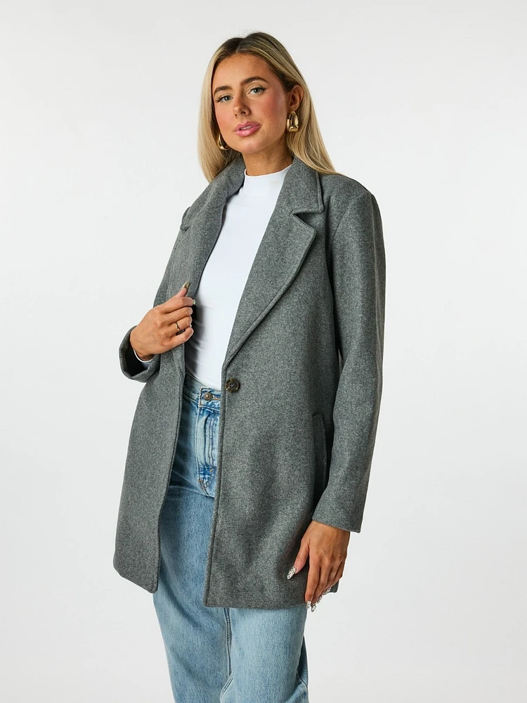 Open Collar Jacket