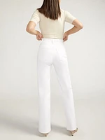 Highly Desirable Straight Leg White Jeans