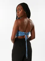 Fete New Sequin Bandeau Top