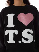 I Love T.S. Crew Sweatshirt