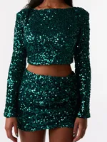 Roxy Sequin Top