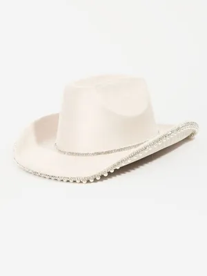 Miranda Pearl Trim Cowboy Hat