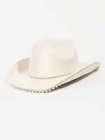 Miranda Pearl Trim Cowboy Hat