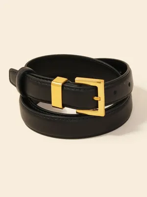 Basic Belt with Square Buckle