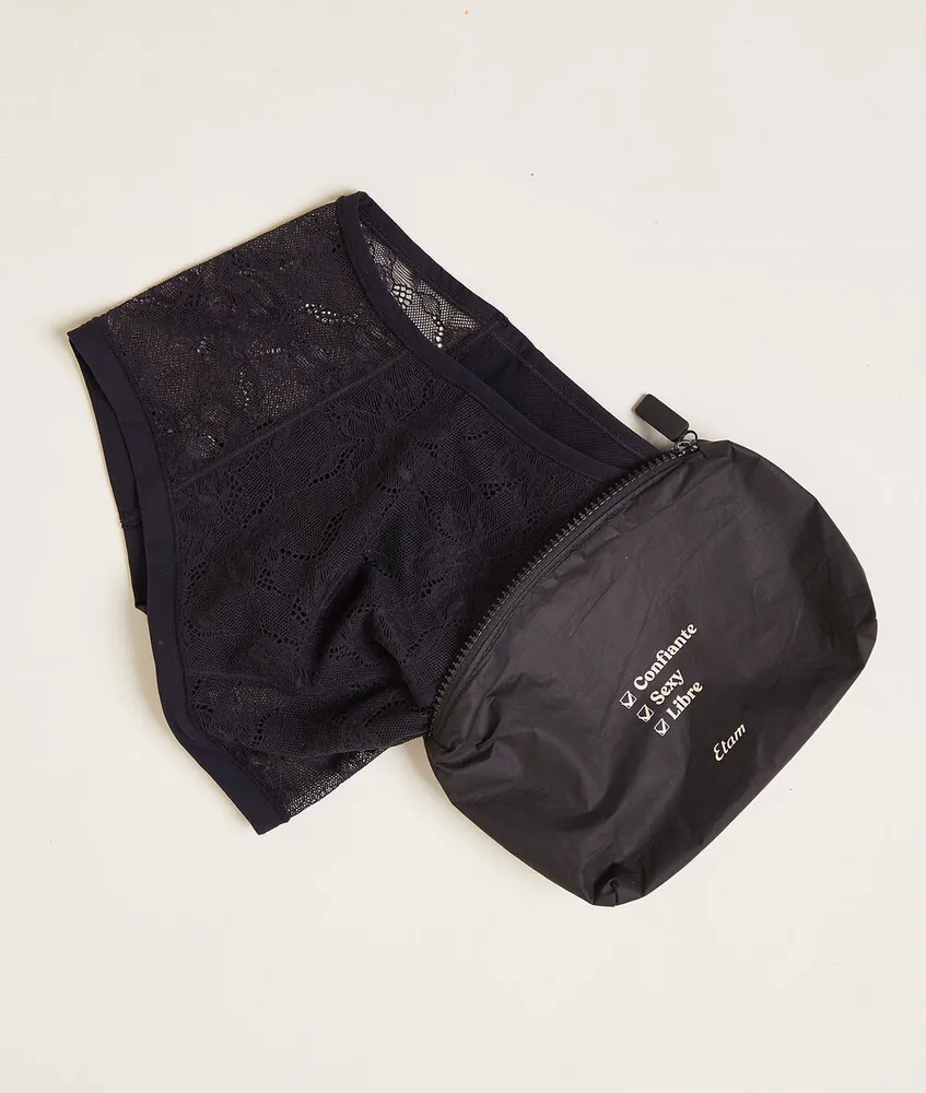 Pochette lavable et réutilisable - Ma Petite Pochette - TU - Noir - Femme - Etam