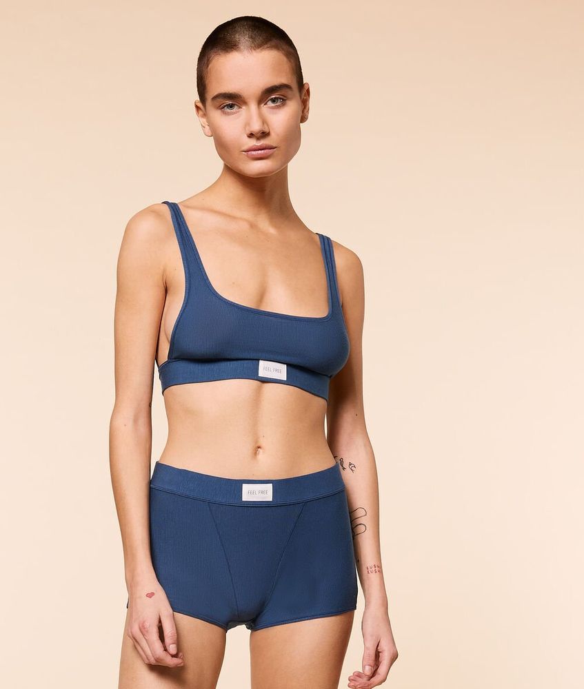 Brassière sans armatures échancrée - Iel - - Delave Sombre - Femme