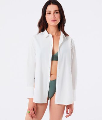 Chemise en coton - Capsule Lison - - Blanc - Femme