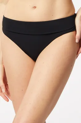 Culotte bikini multi-positions bas de maillot - Signature - - Noir - Femme