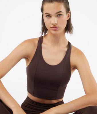 Débardeur de sport dos nageur - Stronger - - Marron - Femme