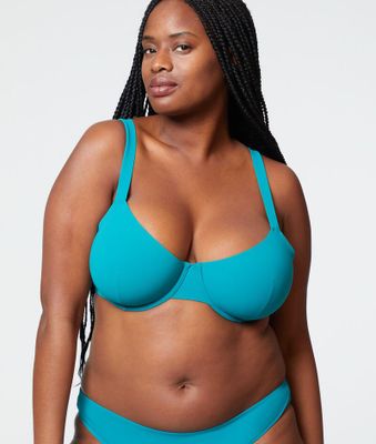 Soutien-gorge corbeille sans coques maillot de bain - Essentielle - 85B - Bleu Ciel - Femme - Etam