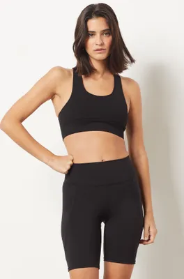 Cycliste effet ventre plat - Stronger - - Noir - Femme