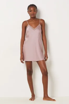 Nuisette détails dentelle - Sentiment - - Mauve - Femme