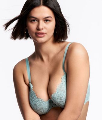 Soutien-gorge n°5 - ampliforme arrondi - Success - 85B - Bleu Ciel - Femme - Etam