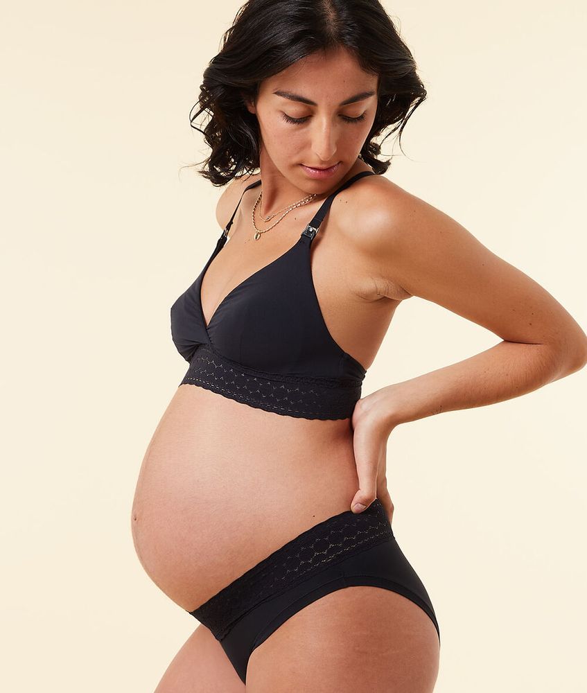 Culotte en microfibre extensible - Envie - - Noir - Femme