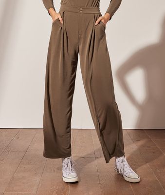 Pantalon jogger coupe large - Badie - - Kaki - Femme