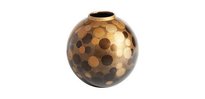 Copper Tones Spotted Vase