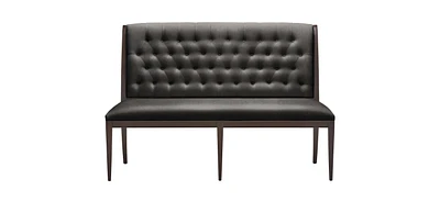 Taite Leather Dining Bench