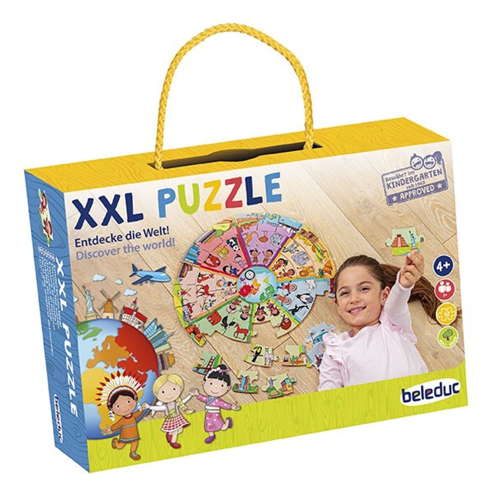 Puzzle XXL descubre el mundo