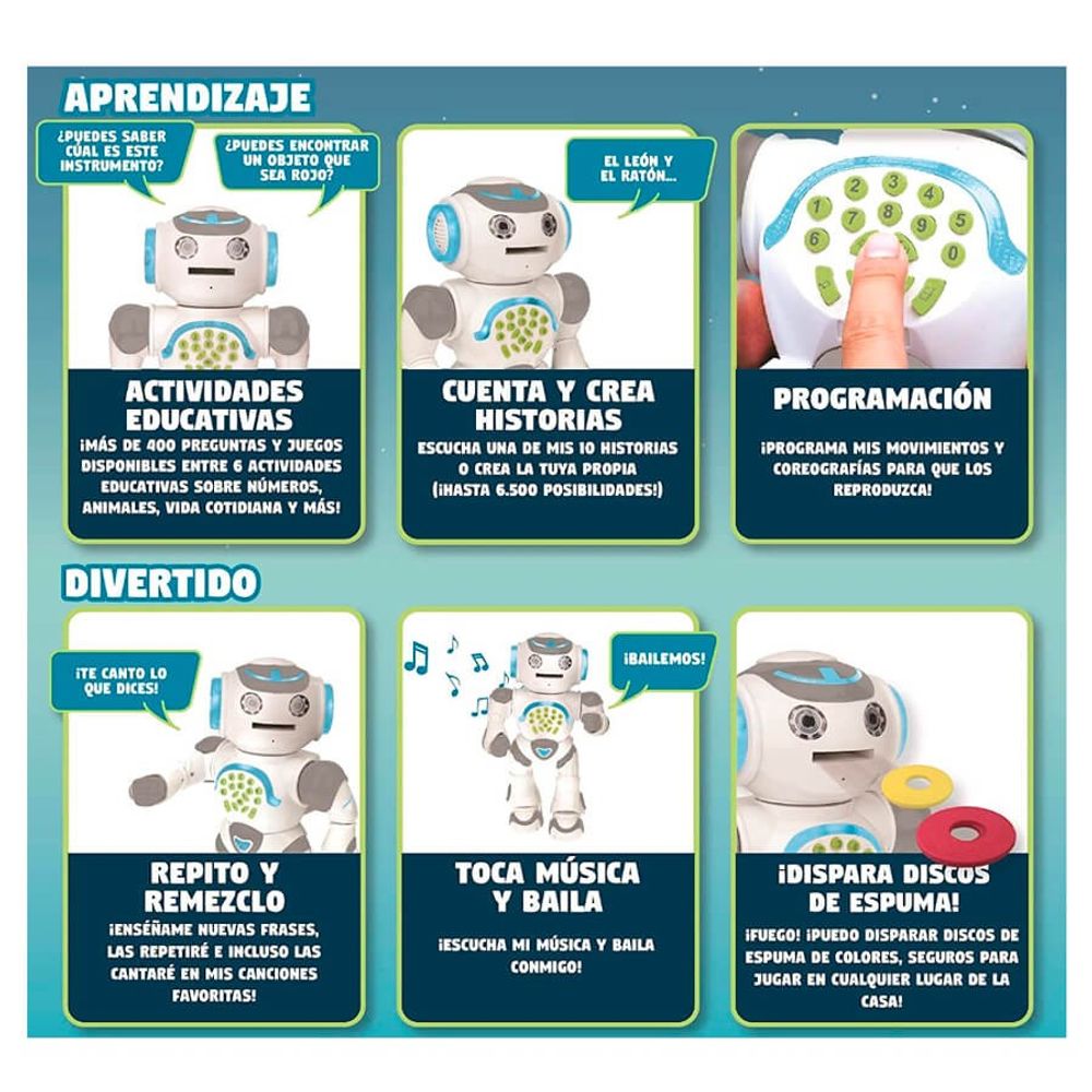 Robot educativo Powerman Max – Español