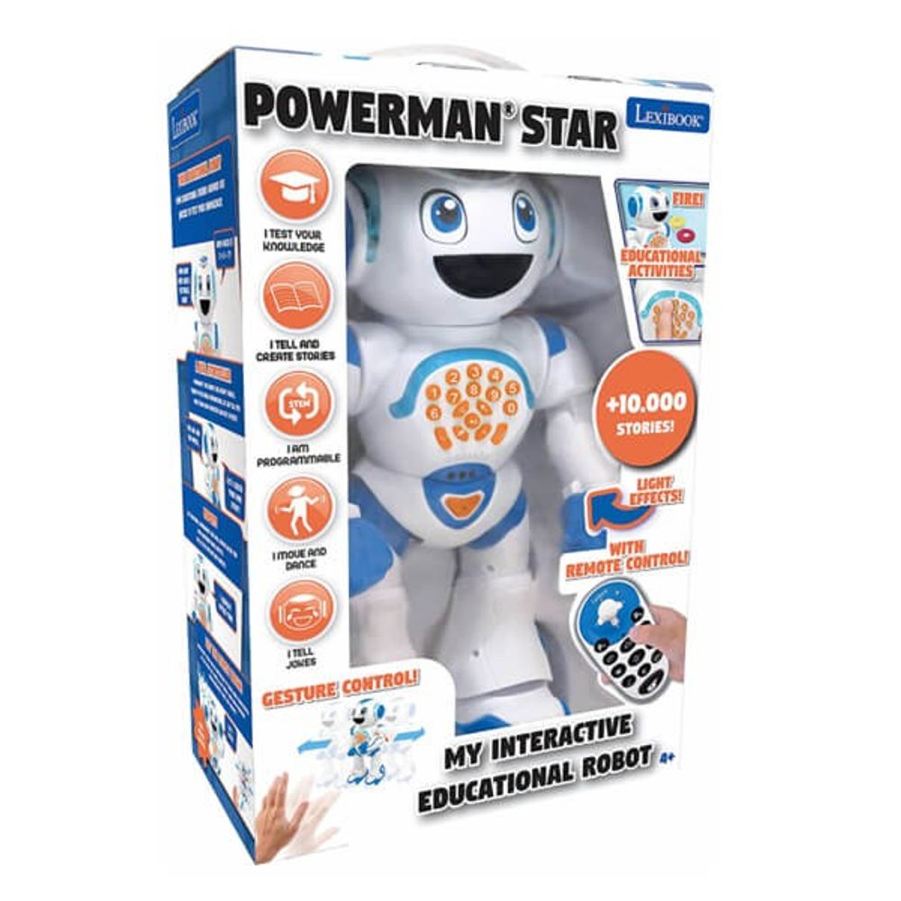 Robot educativo interactivo Powerman Star con control remoto (PORTUGUÉS)