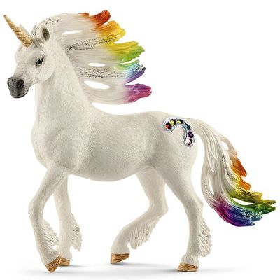 Figura unicornio arcoiris