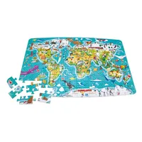 Puzzle la vuelta al mundo 2 en 1