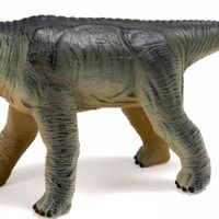 Dinosaurio Branchiosaurio de PVC blando