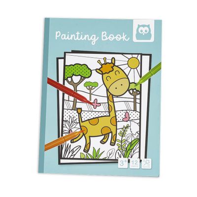 Cuaderno para pintar y colorear – animales