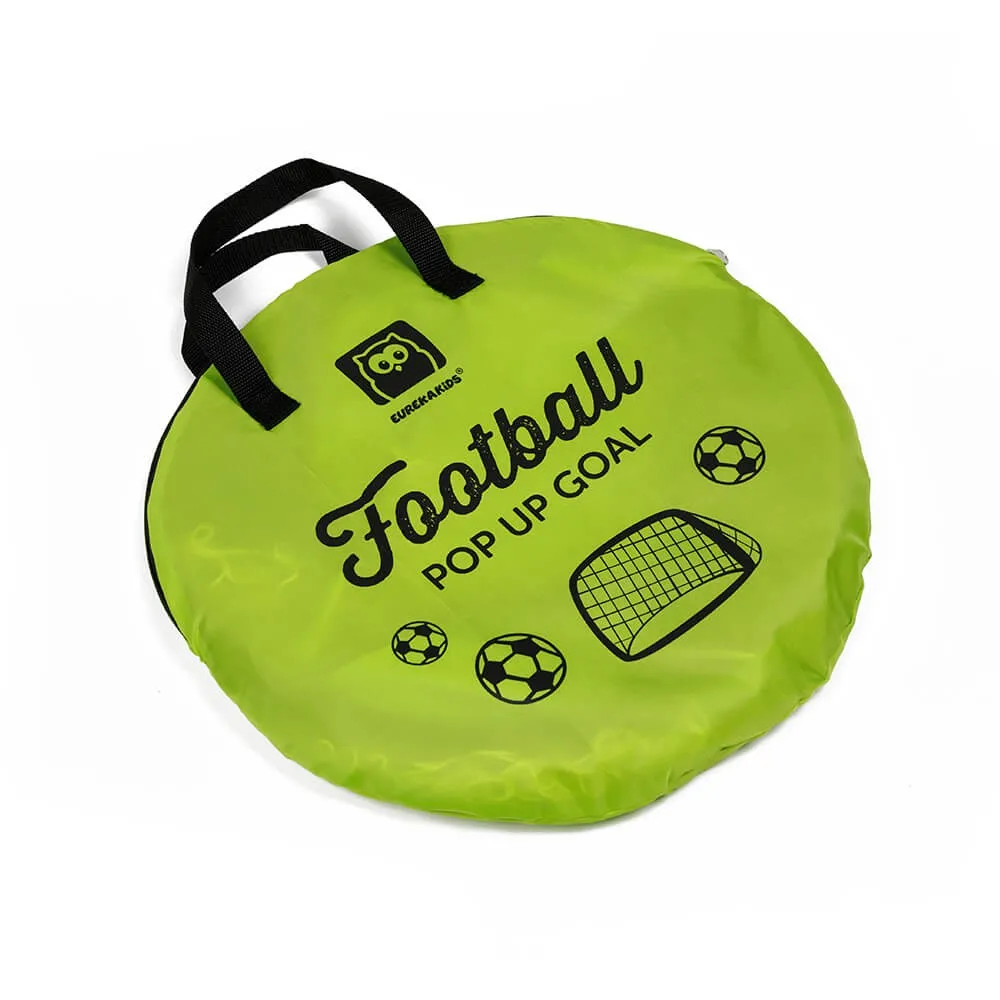 Portería de futbol portátil con sistema pop-up