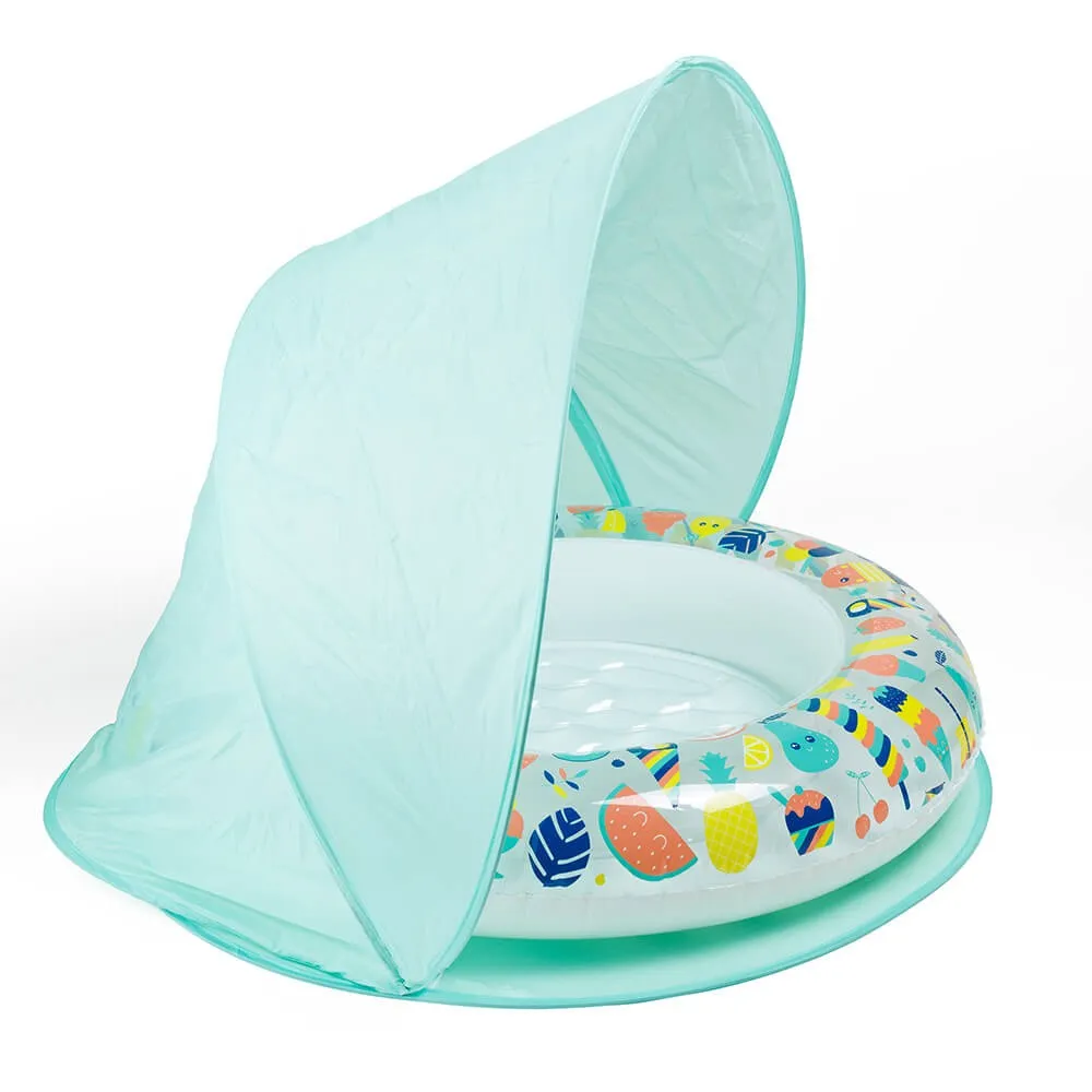 Piscina hinchable para bebés con parasol – Hello Summer