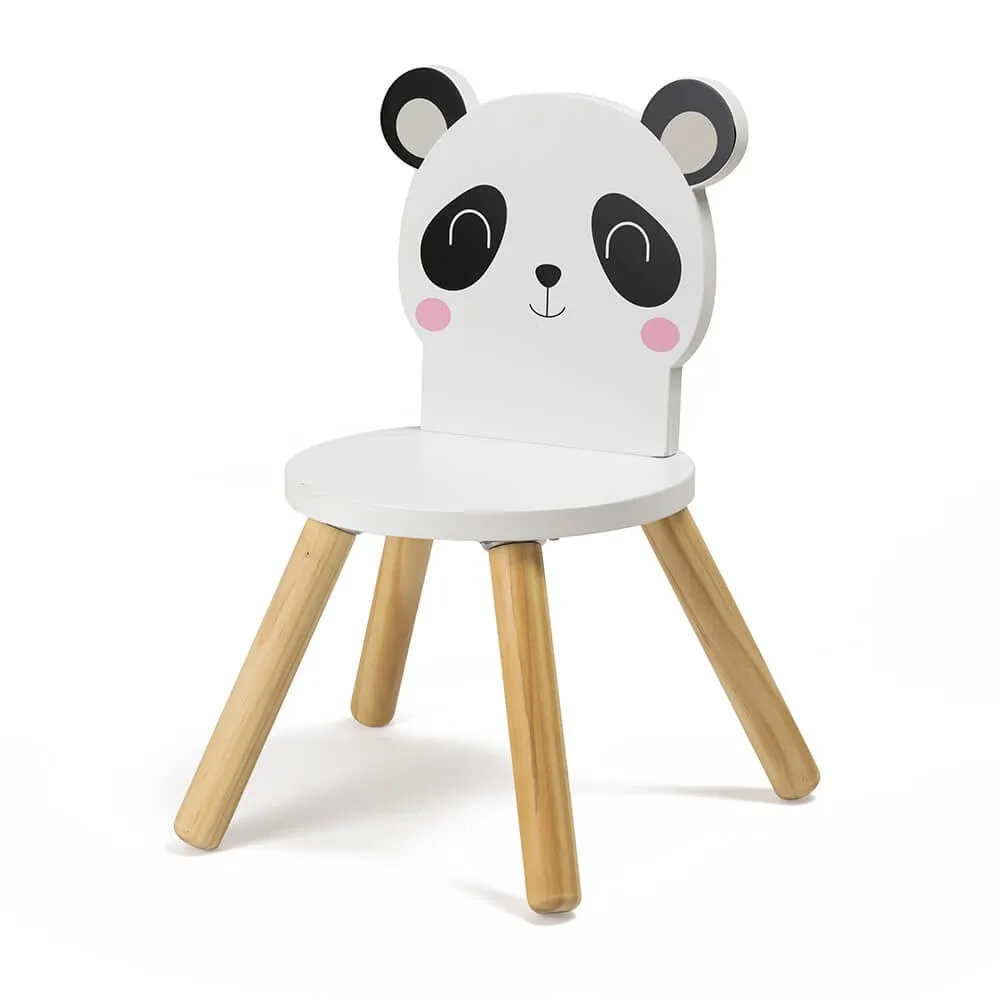 Silla infantil de madera – Panda Kirumy®