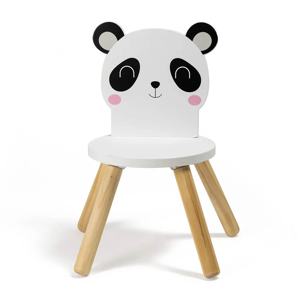 Silla infantil de madera – Panda Kirumy®